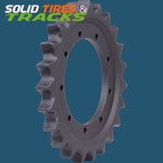 Aftermarket John Deere CT322, Gehl RT175 Sprocket ID2711 - Heavy Duty 8 Holes, 16 Teeth