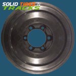 10" Solid Outer Bogie Wheel - Heavy Duty