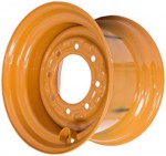 Set of 4, 10x16.5 Skid Steer Wheels/Rims 16.5x8.25 - Case Tan