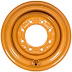 Set of 4, 12x16.5 Skid Steer Wheel/Rim 16.5x9.75 - Case Tan