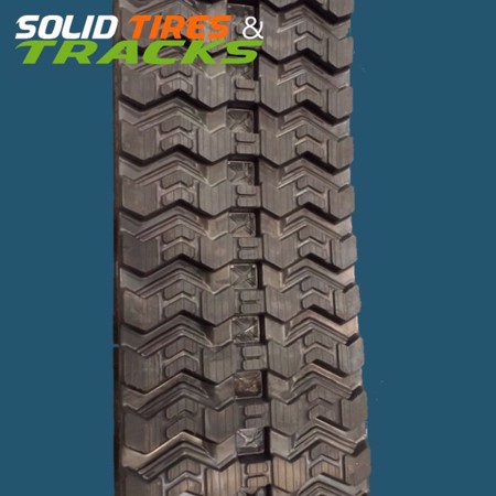 Skid Steer/ CTL Zig Zag Snow Rubber Track - Heavy Duty