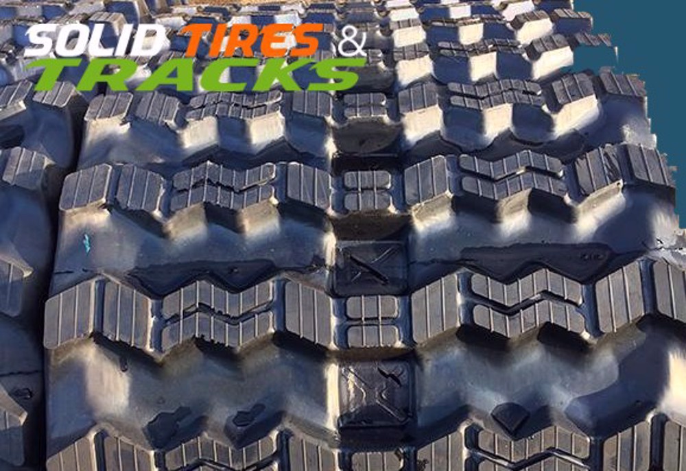 Skid Steer/ CTL Zig Zag Snow Rubber Track Heavy Duty for online sale