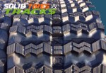 Skid Steer/ CTL Zig Zag Snow Rubber Track - Heavy Duty