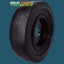 Set of 4 Smooth Solid  Skid Steer Tires 10-16.5/ 10x16.5 - Severe Duty