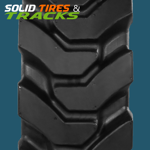 Set of 4 Solid Skid Steer Tires 10-16.5 / 10x16.5 - Heavy Duty