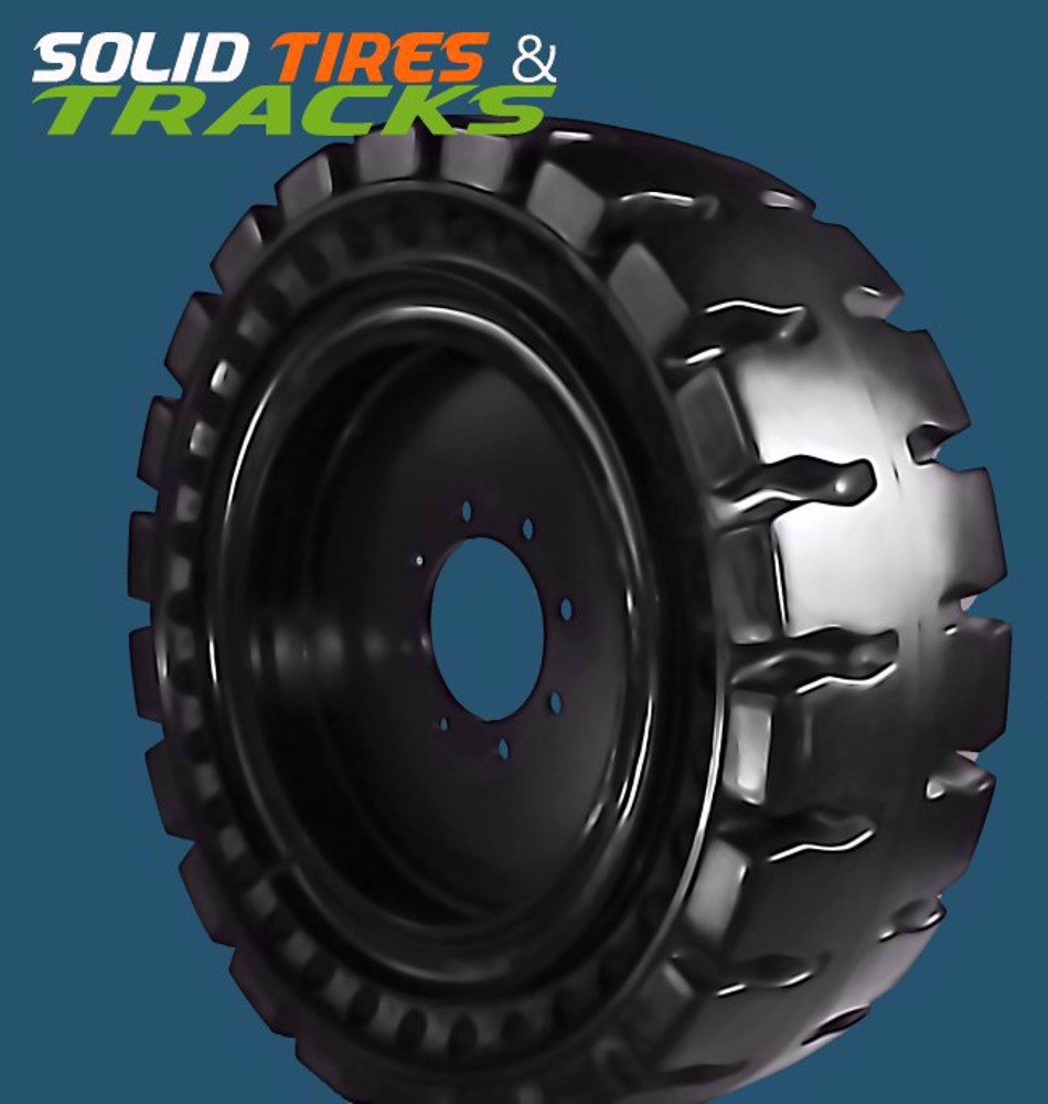 Solid tires for skid steer loaders sizes 33x1220, 12x16.5 for online