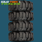 Solid Skid Steer Tires 10x16.5