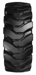 Set of 4 Mclaren NuAir Solid Skid Steer Tires 36x12-20 / 14-17.5