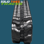 Two 7" Excavator Rubber Tracks 180x72x40 -  Wave Pattern