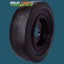 Set of 4 Smooth Solid  Skid Steer Tires 12-16.5/ 12x16.5 - Heavy Duty