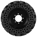 Set of 4 Solid Skid Steer Tires 10-16.5 / 10x16.5 - Standard Duty