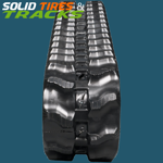 Two 7" Excavator Rubber Tracks 180x72x38 -  Wave Pattern