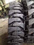 Set of 2, 14.00-24 Solid Backhoe Tires with Rims replaces 19.5-24