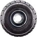 Set of 4, 10x16.5 Primo L-5 Skid Steer Tires with Rims - Extreme Duty