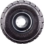 Set of 4, 12x16.5 Primo L-5 Skid Steer Tires with Rims - Extreme Duty