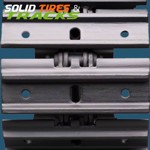 Set of 2, 300mm Excavator Steel Tracks with Grouser Shoes x 41 links - Heavy Duty
