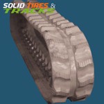 Set of 2, Mini-Excavator Non-Marking Rubber Tracks - Heavy Duty