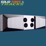 24" 600mm Chain-On Rubber Pad - Heavy Duty