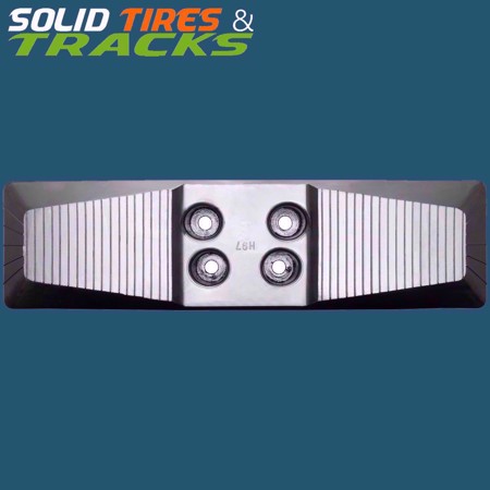 24" 600mm Chain-On Rubber Pad fits Bobcat - Heavy Duty