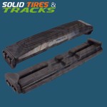 18" 450mm Clip-On Rubber Pad 135mm Pitch- Heavy Duty