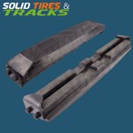 28" 700 mm Clip-On Rubber Pad 175mm Pitch - Heavy Duty