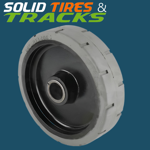 305/76-254 Scissor Lift Tires- Rear Wheel