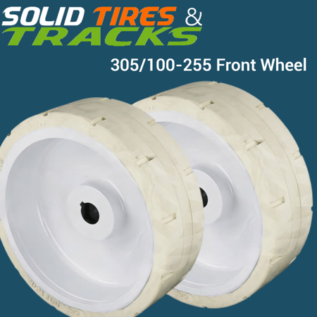 305/100-255 Scissor Lift Tires -Front Wheel 