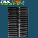 450x110x74 Rubber Track- Straight Bar