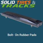 850 mm Bolt-On Rubber Pad 216mm Pitch - Heavy Duty