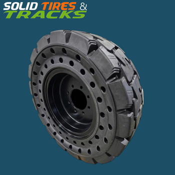 10x16.5 Solid Skid Steer Tires- Heavy Duty